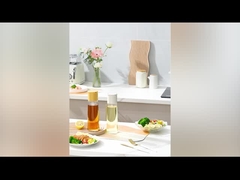 500 میلی لیتر شیشه آشپزخانه روغن توزیع کننده بطری روغن آشپزی ظرف چند منظوره